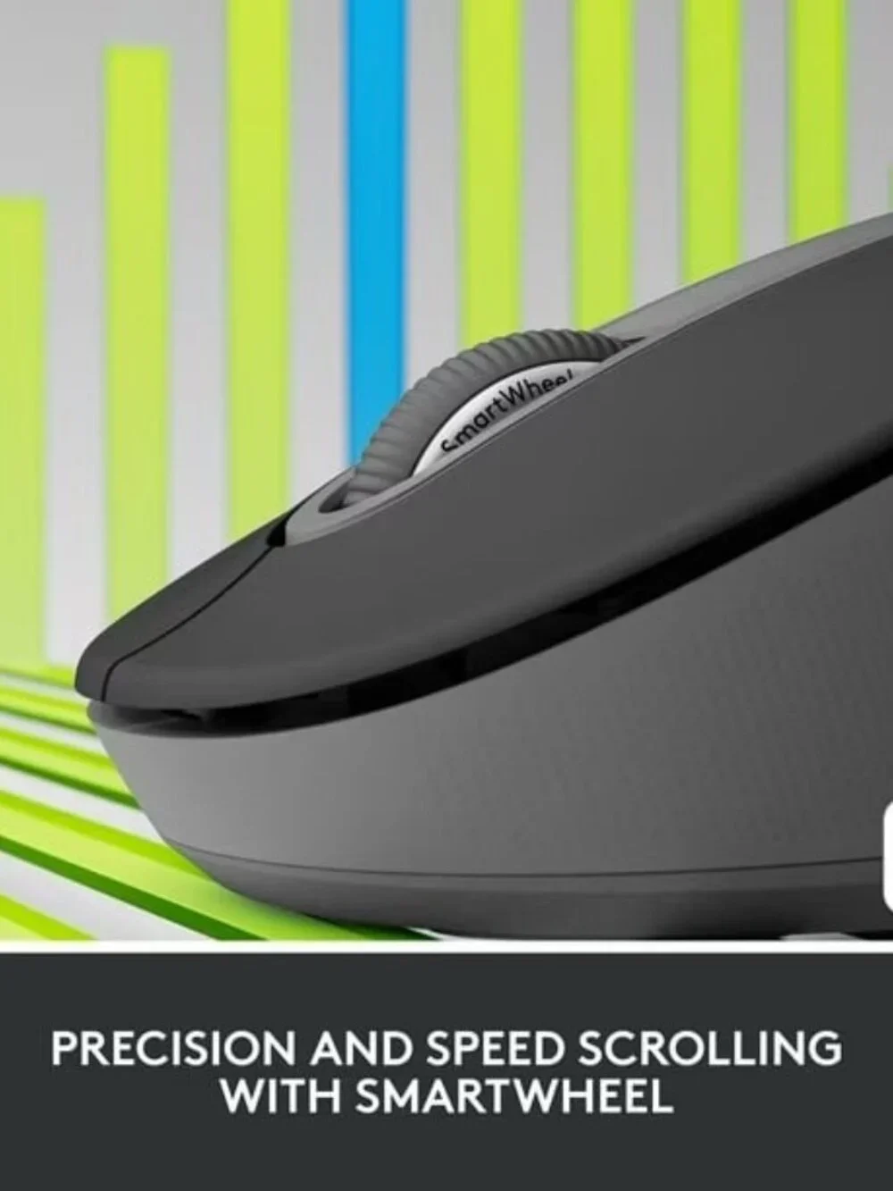 Logitech Signature M650 L Wireless Ergonomic Optical Mouse (Graphite)